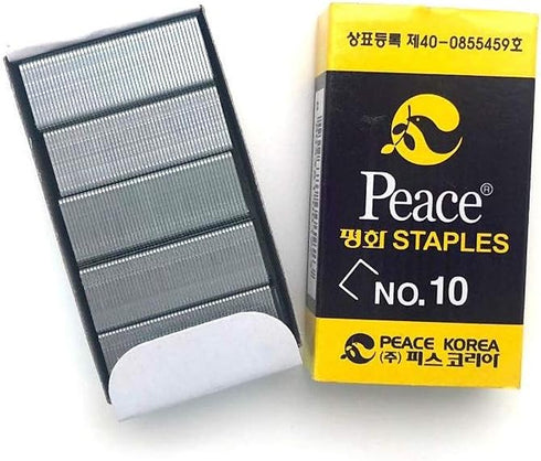 Staples No.10 - Mini Staples, Office School Supplies, 4,000pcs (4 Boxes)