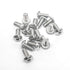 #4-40 x 1/4" Button Head Socket Cap Bolts Screws, 200 PCS, 304 Stainless Steel 18-8, Allen Hex Drive