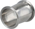304 3.5 Inch 4 Inch Sanitary Tri Clamp Reducer, Stainless Steel Ferrule, Concentric Pipe Fitting for Food Beer Dairy
