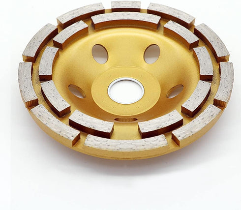 Elome 6 Inch Diamond Grinding Cup Wheel - Premium Grade Double Row Grinder for Concrete, Granite, Stone