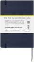 Maruman MNEMOSYNE Journal Notebook, 8.5 x 6.02 Inches (A5), Hard Cover with Elastic Band, 120 Sheets/240 Pages, Navy