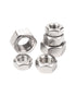 M12 Hex Nuts - IMScrews 304 Stainless Steel Hex Nuts, Durable Rust-Resistant Fasteners, Pack of 10