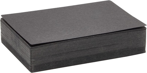 Juvale 100 Pack Black Index Cards, Perfect for Studying, Office and School Supplies, 3x5 Inches