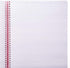 Graphique Large Red Spiral Notebook w/Pink Message – Fun Journal for Personal Thoughts, 160 Ruled Pages, 9" x 11"