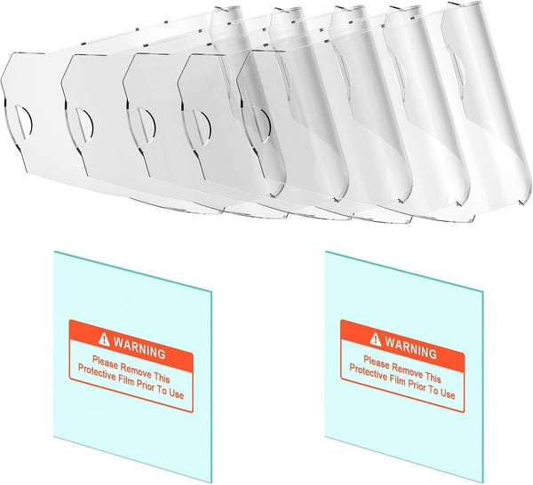 ANDELI 5 PCS Large Viewing Screen Outer Replacement Lens and 2 Pcs
