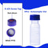 2ML Polypropylene Vials, 9mm Short Thread with Blue Screw Cap, 100 Pack for Ion Chromatography