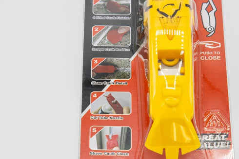 Spring Tools 5-1 Caulk Tool, 5 in 1 Caulking Tools, Caulk Finishing Remover Scraper Silicone Tool