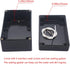 Project Box IP65 Waterproof Junction Box, ABS Plastic Black Electrical Case for DIY Projects, 6.3x4.33x3.54 inch