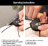 Master Lock Black Python Bike Lock with Key, 6 Feet Long, Adjustable Metal Cable Lock