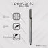 Pentonic Ballpoint Pens, 25 Count, Black Colored Ink, 1.0 mm Medium Point, Smooth Writing For Journaling & Note Taking (PEN12128) by Pentonic