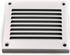 Vent Systems 4'' x 4'' Inch Pack of 2 White Air Vent Cover Metal Air Return Grill with Built in Pest Guard Screen HVAC Vent Cover for Home Improvement Vent Duct Cover 100x100 mm