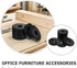12pcs 88x25mm, Balacoo Non-Slip PVC Caster Pads for Furniture Wheels, Noise-reducing Round Inserts Protective Covers
