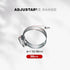 30pcs Adjustable Worm Gear Hose Clamp Stainless Steel Pipe Clamps, 1/2"-3/4"(13-19mm) Tube Clamp Tool for Water Pipe, Plumbing, Fuel Line,Intercooler