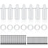 Jetec 85 Pieces Repair Plantation Shutters Tool Set Plantation Shutter Louvers Staples Replacement