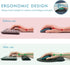 Ergonomic Mouse Pad with Wrist Rest - Premium Memory Foam Keyboard and Mouse Wrist Rest Pads Set for Comfortable Typing
