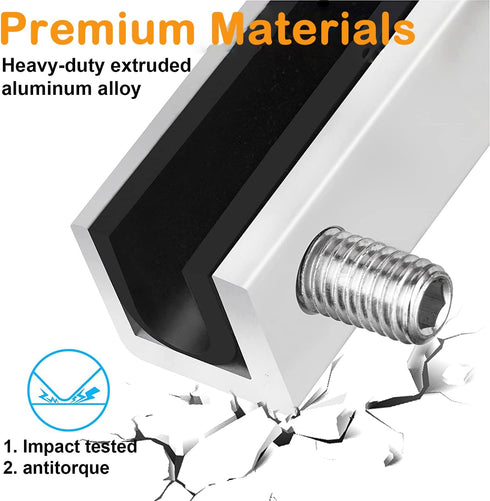 Window Locks, 4 Sets Adjustable Security Locks for Vertical & Horizontal Sliding Windows, Childproof Home Safety