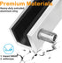 Window Locks, 4 Sets Adjustable Security Locks for Vertical & Horizontal Sliding Windows, Childproof Home Safety