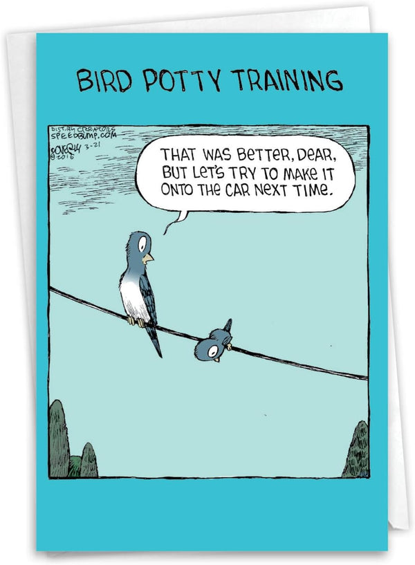 NobleWorks - Happy Mother's Day Card Funny - Cartoon Humor, Mom Greeting