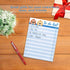 Fancy Land Sloth Memo Pads, 4 Pack Funny Animal Notepads for Office, Home, Teacher Appreciation Gift, School Supply