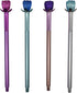 Maydahui 24PCS Crystal Rose Gel Pen Set, Colorful Gem Flower Pens with Black Ink for Girls Party School Supplies