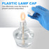 Annhua Alcohol Lamp Burner, 150ML Glass Bunsen Burner Lab Equipment with 5 Replacement Wicks, 2 Droppers, and Funnel