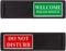 Privacy Sign - Do Not Disturb/Welcome Sign for Home Office, Restroom, Conference, Hotel, Hospital, Magnetic Slider Door