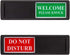 Privacy Sign - Do Not Disturb/Welcome Sign for Home Office, Restroom, Conference, Hotel, Hospital, Magnetic Slider Door