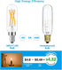 T8 Bulbs (Dimmable), E12 Bulb, 4W, 40 Bulb 400 2700K (4 Pack) Vintage Light LED Small Chandelier Base, Watt Candelabra