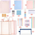 Colarr 54 Pieces Aesthetic School Supplies Set, Bulk Back to School Essentials Kit, Macaron Color for High School and
