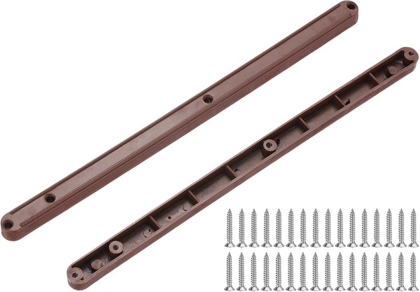 PATIKIL 12 Inch Drawer Slides, 8 Pcs Plastic Guide Rails Side Mounted