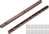 PATIKIL 12 Inch Drawer Slides, 8 Pcs Plastic Guide Rails Side Mounted