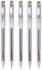Pilot Hi-Tec-C 025 Gel Ink Pen - Value Set of 5, Hyper Fine Point 0.25mm, Black Ink