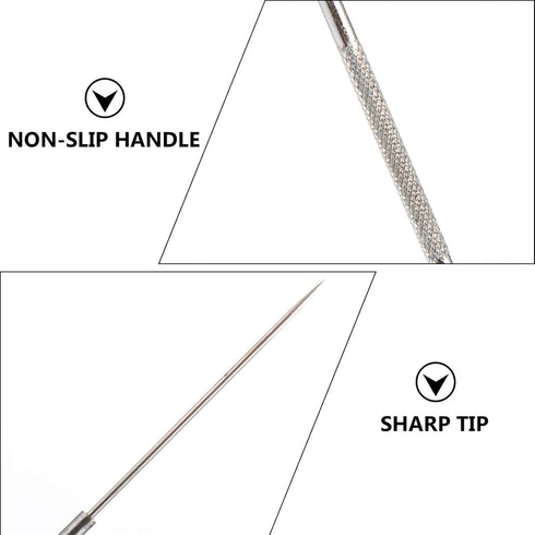8pcs Dissection Needle Stainless Steel Single End Probe Tools for Medical Students and Veterinary Lab Bio Experiment