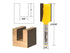 5/8-Inch 1-Inch 1/4-Inch 14954q YONICO Router Bits Straight Bit Diameter X Height Shank