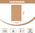 EOOUT 12 Pack Little Notebooks Pocket Notebooks, 3.5" x 5.5" Softcover Mini Notebooks, Small Brown Notebook Memo Note Pads for Men Women Kids Traveler Author, 30 Sheets, 60 Lined Pages by EOOUT