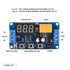 Timer Control Relay, Adjustable Cycle Time Delay Switch Module for Automotive and Lamp Accessory Applications
