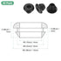 30-Pack Grommets, 6mm 4mm Grommet M METERXITY Cable Railing Rubber Drill Hole ID Eyelet Ring Gasket for Wiring, Wire