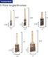Pro Grade Paint Brushes - 5 Pack Variety Angle Paint Brushes