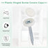 M METERXITY 100-Pack 5mm M3 M4 M5 Plastic Hinged Screw Cover Caps, Shutter Screws with Caps, Fold Snap Washer Covers