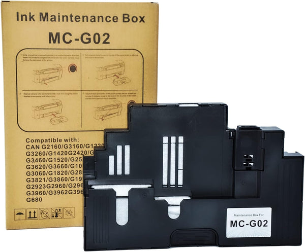MC-G02 Maintenance Cartridge Waste Collector Unit for Canon PIXMA G2160 G3160 G1220 Printers (1 Pack)
