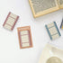 Monolike Retro Cassette Tape + Film Sticky-It 6p Set, Self-Adhesive Memo Pad, 50 Sheets for Daily Sticky, Diary, Memo