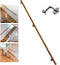 ALDEPO Grab Bars Wooden Handrails - Complete Kit, Corridor Non-Slip Stair Railings Support