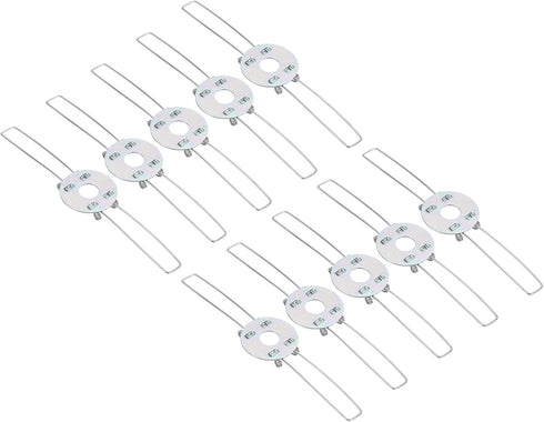 PATIKIL 4.7" Lampshade Spring Clip, 10 Pack Metal Fixing Spring Clip 2