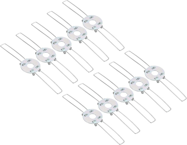 PATIKIL 4.7" Lampshade Spring Clip, 10 Pack Metal Fixing Spring Clip 2