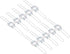 PATIKIL 4.7" Lampshade Spring Clip, 10 Pack Metal Fixing Spring Clip 2