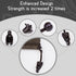 Lihopefe 5 Bungee kit Pieces with Pull Ring end Cover, General Replacement of Outdoor Roller Shutter Door/Indoor Roller