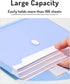 Forvencer Binder Pocket, 24 Pack Super Heavyweight Poly Binder Pocket with Hook and Loop Fasteners Closure, Letter
