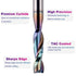 1/4 1/4 inch 1 inch SpeTool Shank Up Cut Spiral Router Bit Cutting Diameter Cutting Length CNC Router Bits