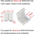 10pcs 4 10mm 5050 RGB LED Strip Connector Pin LED Tape Connector LED Ribbon Quick Connector LED Rope Clip Connector