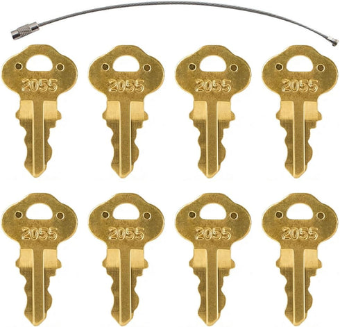 feishunteng 8PCS 2055 Dispenser Keys Compatible with Bradley Paper Towel, Toilet Tissue, Seat